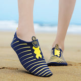 Chaussures de plage Summer bleu jaune