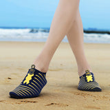 Chaussures de plage Summer bleu jaune