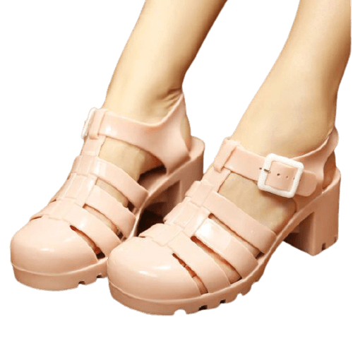 Chaussure 2025 plastique talon